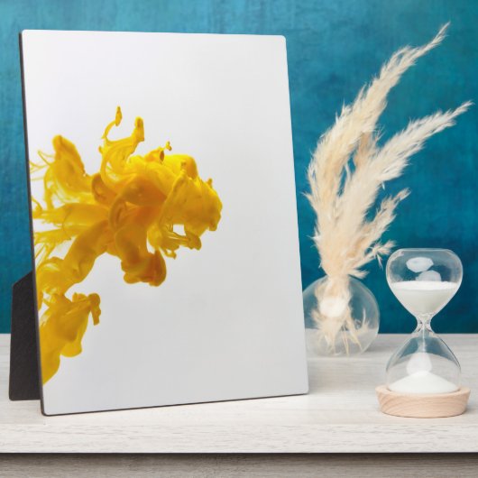 Yellow Ink Drop Photography 8x10 met Easle Fotoplaat (Zijkant)