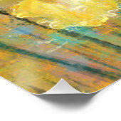 Yellow Iris Flowers Poster (Hoek)