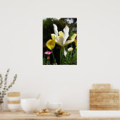 Yellow Iris Irissen Bloementuin Poster (Keuken)