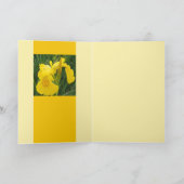 Yellow Irises Kaart (Binnen)
