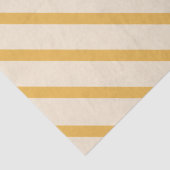 Yellow Ivory Cream Beige Stripes  Tissuepapier (Detail)