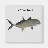 Yellow Jack Fish Magnet (Voorkant)