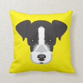Yellow Jack Russell Terrier Kussen
