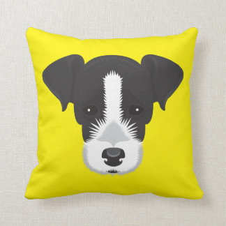 Yellow Jack Russell Terrier Kussen