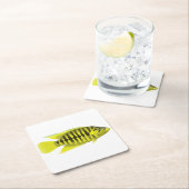 Yellow Jacket Cichlid Kartonnen Onderzetters (Insitu)