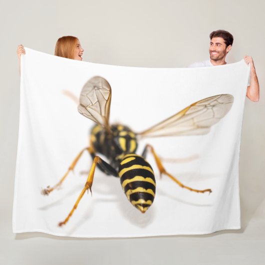 YELLOW JACKET FLEECE DEKEN (In situ)