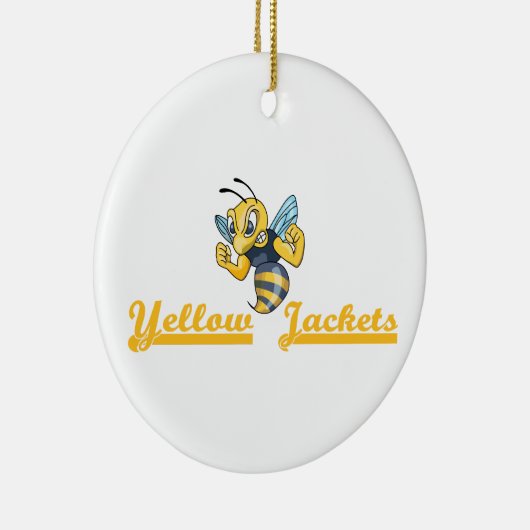 YELLOW JACKETS KERAMISCH ORNAMENT (Rechts)