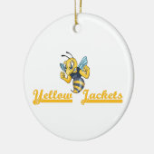 YELLOW JACKETS KERAMISCH ORNAMENT (Links)