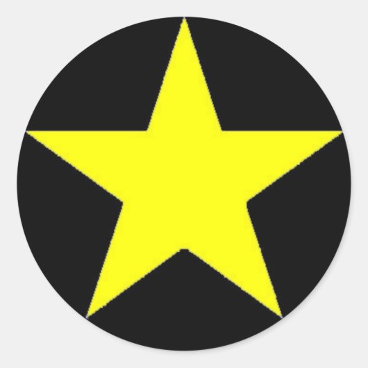Yellow Jammer Star Sticker (Voorkant)