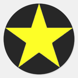 Yellow Jammer Star Sticker