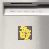 Yellow Jasmine Flower Magnet | Waterverf Art. (Insitu (Vaatwasser))