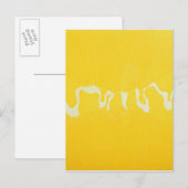 Yellow Journney Briefkaart (Voorkant / Achterkant)
