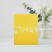 Yellow Journney Briefkaart (Staand voorkant)