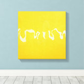 Yellow Journney Canvas Afdruk (Insitu (Houten vloer))