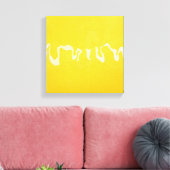 Yellow Journney Canvas Afdruk (Insitu (Woonkamer))