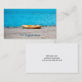 Yellow Kayak Visitekaartje (Voorkant / Achterkant)