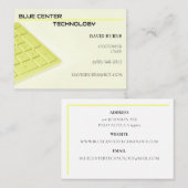 Yellow Keyboard Information Technology Visitekaartje (Voorkant / Achterkant)