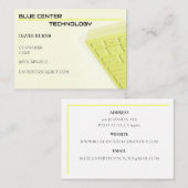 Yellow Keyboard Information Technology Visitekaartje (Voorkant / Achterkant)