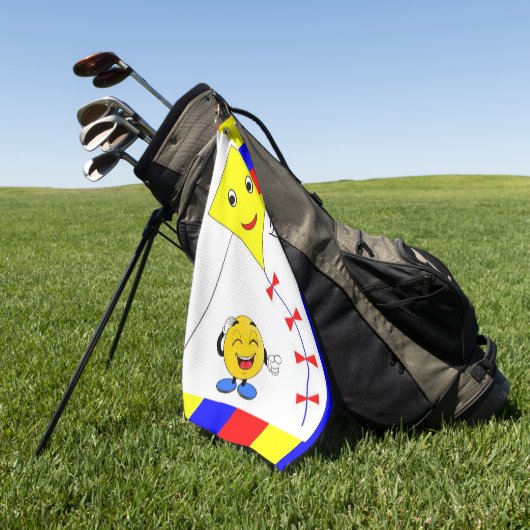 Yellow Kite Golf Towel #1 Pap Golfhanddoek (Groen)