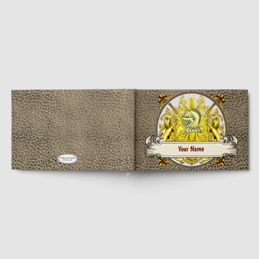 Yellow Knight Family Crest Achternaam boek (Volledig)