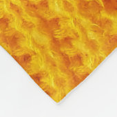 Yellow knitted surface textile material background fleece deken (Hoek)