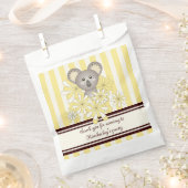 Yellow Koala Baby shower / Kinderverjaardagsfeestj Bedankzakje (Geknipt)