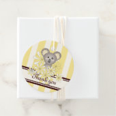 Yellow Koala Baby shower / Verjaardag Dank u Bedankjes Labels (In situ)