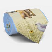 Yellow Lab #8 - Roeiboot Stropdas (Opgerold)