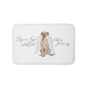 Yellow Lab Angel Bathmat Badmat