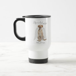 Yellow Lab Angel Travel Mug Reisbeker