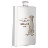 Yellow Lab Dad Flask Flacon (Rechts)