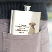 Yellow Lab Dad Flask Flacon (Voorbeeld)