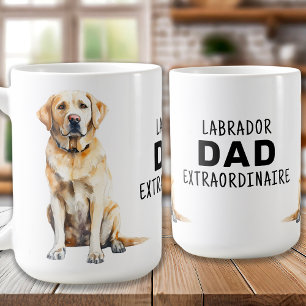 Yellow Lab Dad - Labrador Dad Extraordinaire Koffiemok