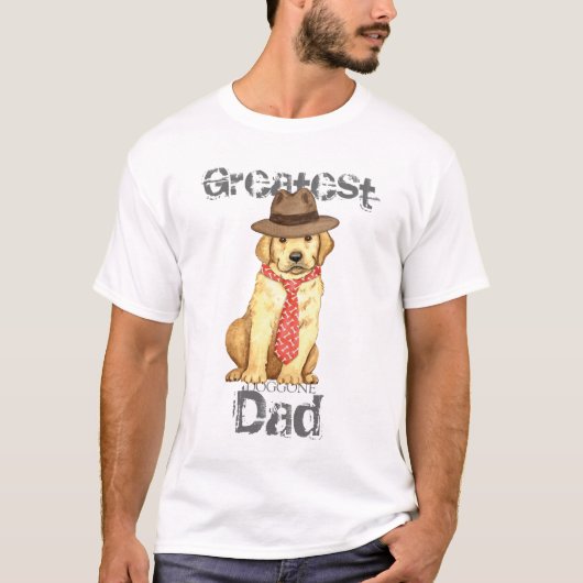 Yellow Lab Dad T-shirt (Voorkant)