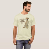 Yellow Lab Dad T-Shirt (Voorkant volledig)