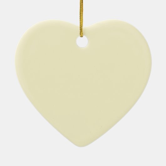 Yellow Lab Face Keramisch Ornament (Achterkant)