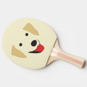 Yellow Lab Face Tafeltennisbatje (Zijkant)