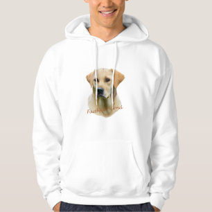 Yellow Lab Fathful Friend for Apparel Hoodie