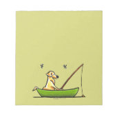 Yellow Lab Gevist Notitieblok (Voorkant)