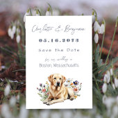 Yellow Lab Hond bruiloft Save the dates Save The Date