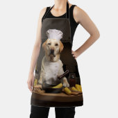 Yellow Lab Hondenkok Schort (Insitu)