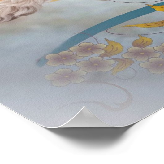 Yellow Lab Hunts Ducks Print (Hoek)