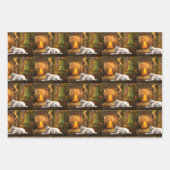 Yellow Lab kerst Inpakpapier Vel (Voorkant 3)