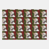 Yellow Lab kerst Inpakpapier Vel (Voorkant 2)