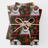 Yellow Lab kerst Inpakpapier Vel (In situ)