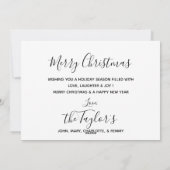 Yellow Lab Kerst Kaart- Schattige Hondenpuppy Labr Feestdagenkaart (Achterkant)