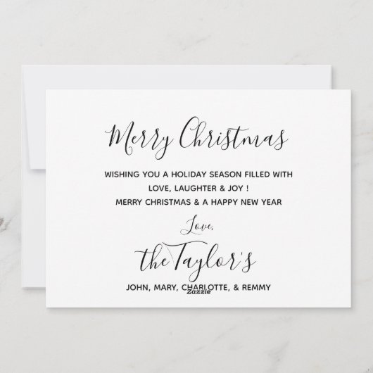 Yellow Lab Kerst Kaart- Schattige Hondenpuppy Labr Feestdagenkaart (Achterkant)