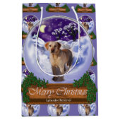 Yellow Lab kerst Medium Cadeauzakje (Voorkant)