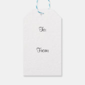 Yellow lab-kerstbal cadeaulabel (Achterkant)