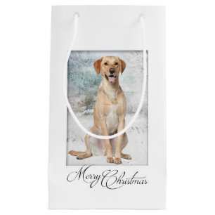 Yellow Lab kerstcadeau Klein Cadeauzakje